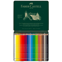 FABER-CASTELL - Albrecht Dürer - Crayons Aquarellables - 24 Couleurs - Boîte Métal