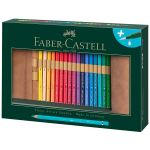 Faber-Castell - Albrecht Dürer - Crayons Aquarellables - Trousse de 30 Couleurs + 1 Pinceau Réservoir