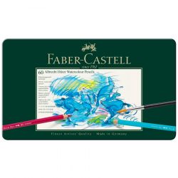 Faber-Castell - Albrecht Dürer - Crayons Aquarellables - Boîte Métal de 60