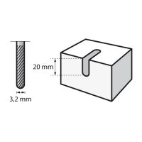 DREMEL - Spiral Cutting Bits - Ø3.2mm (562)