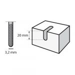 DREMEL - Spiral Cutting Bits - Ø3.2mm (562)