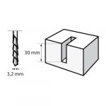DREMEL - Spiral Cutting Bits Multipurpose - Multi-Usage (561)