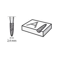 DREMEL - Diamond Wheel Point (2) - Ø2.4mm (7144)