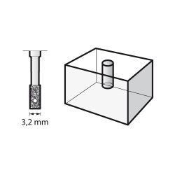 DREMEL - Foret pour Verre (662)