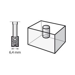 DREMEL - Foret pour Verre (663) - Diamanté (663)