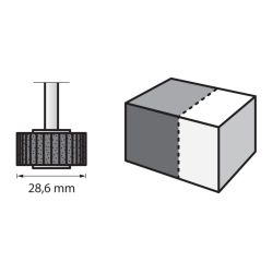 DREMEL - Flap Wheel - Ø28mm - 9.5mm - Grain 80 (502)