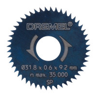 DREMEL - Lames à Refendre / Tronçonner (2) - Scie Circulaire Ø32 pour 670 (546)