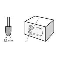 DREMEL - Silicon Carbide Grinding Stone - 3,2MM (83322)