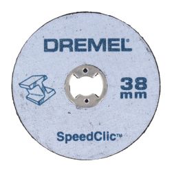 DREMEL - Disques à Tronçonner (12) - EZ Speed Ø38mm - 1,2mm - Métaux - Armé