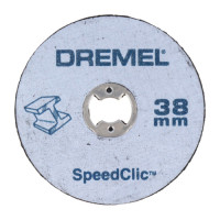 DREMEL - Disques à Tronçonner (12) - EZ Speed Ø38mm - 1,2mm - Métaux - Armé