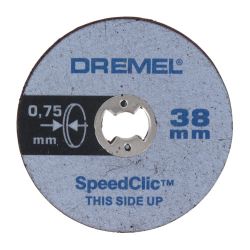 DREMEL® - Ez Speedclic - Thin Cutting Wheels (5) - Ø38mm - 0,75mm (SC409)