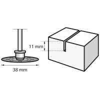 DREMEL - Disque à Tronçonner - Diamanté - EZ Speed Ø38mm - Matériau Dur (SC)