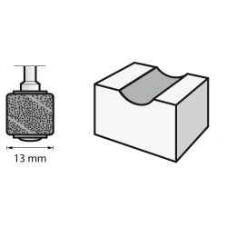 DREMEL - Bandes de Ponçage (6) - Ø13mm - Grain 120 (Fin)