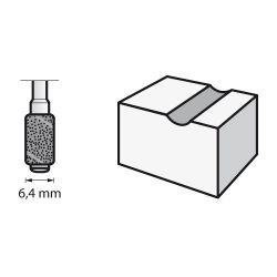 DREMEL - Sanding Band (6) - 120 Grit - Ø6.4mm (438)