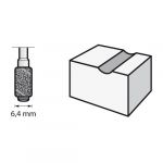 DREMEL - Bandes de Ponçage (6) - Ø6.4mm - Grain 120 (Fin)