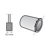 DREMEL - Meules à Rectifier (3) - Oxyde d'Aluminium Ø9.5mm  (932)