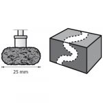 DREMEL - Ez Speedclic - Finishing Abrasive Buffs - 180 & 280 Grit (2) - Ø25mm (511)