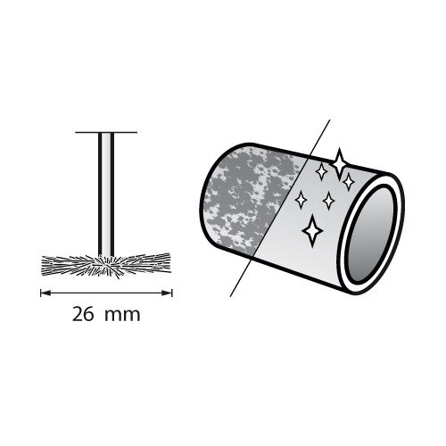DREMEL - High-Performance Abrasive Brush - Ø26mm (538)