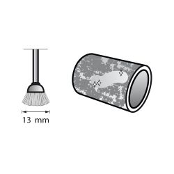 DREMEL - Brosses Laiton (2) - Boisseau Ø13mm (536)