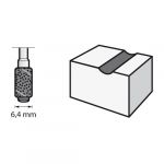 DREMEL - Bandes de Ponçage (2) - + Mandrin Ø6.4mm - Grain 60 (Gros) (430)