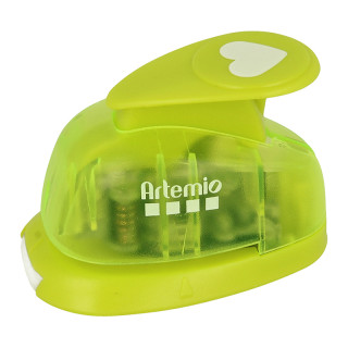 ARTEMIO - Perforatrice à Levier - XS - Coeur '1' - 1.5cm