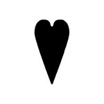 ARTEMIO - Perforatrice à Levier - XS - Coeur Folk '1' - 1.5cm