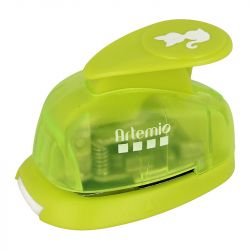 ARTEMIO - Perforatrice à Levier - XS - Chat Assis - 1.5cm