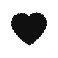 ARTEMIO - Perforatrice à Levier - S - Cœur Dentelle - 2.5cm