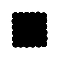 ARTEMIO - Lever Punch - L - Wavy Square - 5cm