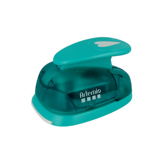 ARTEMIO - Perforatrice à Levier - XXL - Coeur Folk '1' - 7.6cm