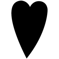 ARTEMIO - Perforatrice à Levier - XXL - Coeur Folk '1' - 7.6cm