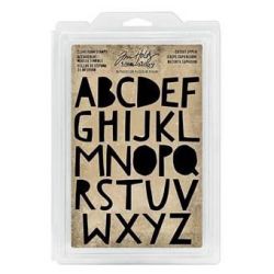 Tim Holtz® Idea-ology FOAM STAMPS, CUTOUT UPPER - TH93699