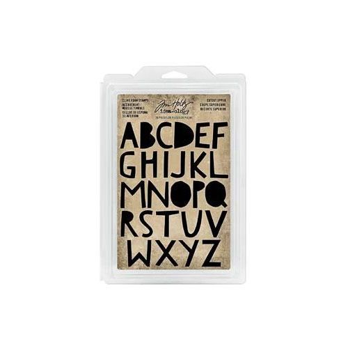 Tim Holtz® Idea-ology FOAM STAMPS, CUTOUT UPPER - TH93699