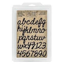 Tim Holtz® Idea-ology FOAM STAMPS, CUTOUT SCRIPT - TH93701