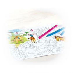 Faber-Castell - Rouleau de Coloriage - Modèle 2 (Centre Equestre)