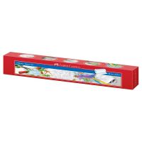 Faber-Castell - Rouleau de Coloriage - Modèle 1 Banner roll Jungle & sea world, self-adhesive