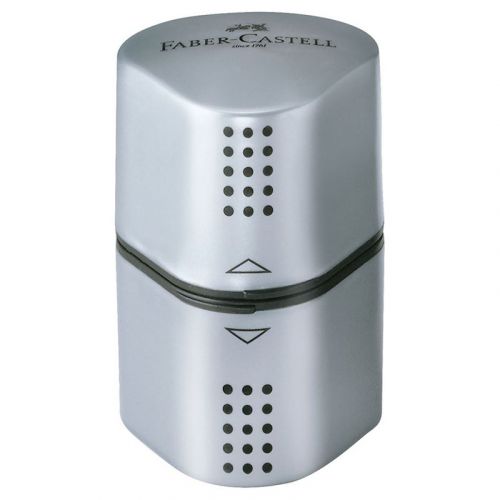 Faber-Castell - Trio - Argent - Taille Crayon - Taille-crayon Grip 2001 Trio argent