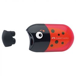 Faber-Castell - Taille-Crayon et Gomme - Coccinelle
