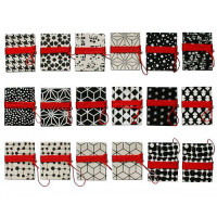 Carnet Collier - Mini - 4.5x5.5cm - Noir & Blanc