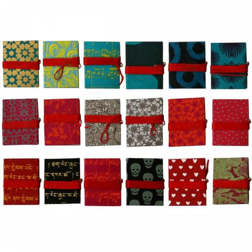 Carnet Collier - Mini - 4.5x5.5cm - Couleurs "Passeport"