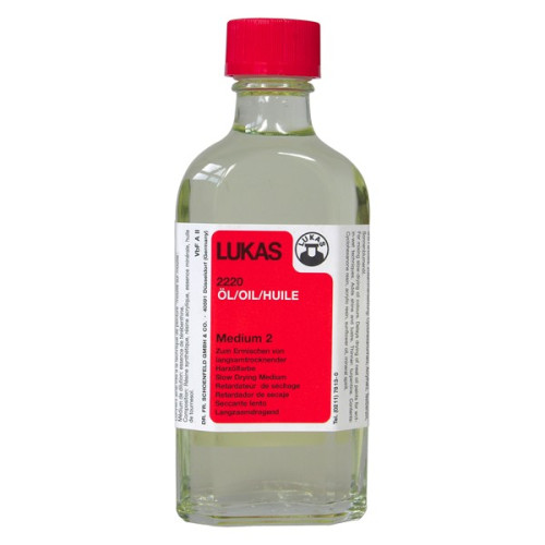 LUKAS - Wet-on-Wet Painting - Medium No. 2 (Slowly Drying) - 2220 - 125ml & 1L