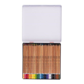 BRUYNZEEL - Expression Watercolor - Watercolor Pencils - 24 Colors - Metal Tin