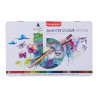 BRUYNZEEL - Expression Aquarelle - Crayons Aquarellables - 36 Couleurs - Boîte Métal