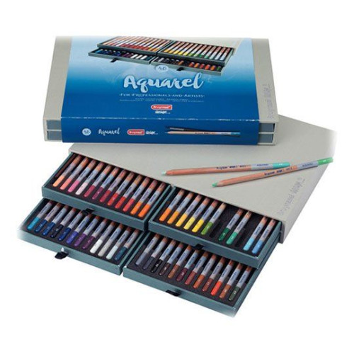 BRUYNZEEL - Watercolor Gift Box - Watercolor Pencils - 48 Colors