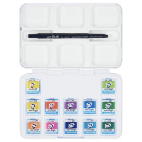 VAN GOGH - Watercolour - Set of 12 Half Pans - Vibrant Colours