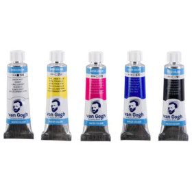 VAN GOGH - Watercolour - Plastic Box of 5 Tubes of 10ml