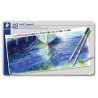 STAEDTLER - Karat Aquarell 125 - Watercolor Pencils - 48 Colors - Metal Tin