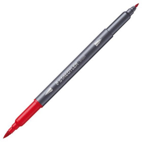 STAEDTLER - Mars Graphic Duo 3001 - Feutres Aquarellables Double Pointe - 18 Couleurs