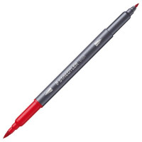 STAEDTLER - Mars Graphic Duo 3001 - Feutres Aquarellables Double Pointe - 18 Couleurs