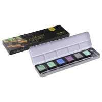 FINETEC - Pearlescent Watercolour - Cool - Metal Tin of 6 Colours